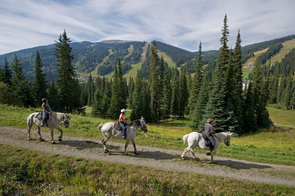 Horse back riding in Sun Peaks, Sun Peaks Local Attractions