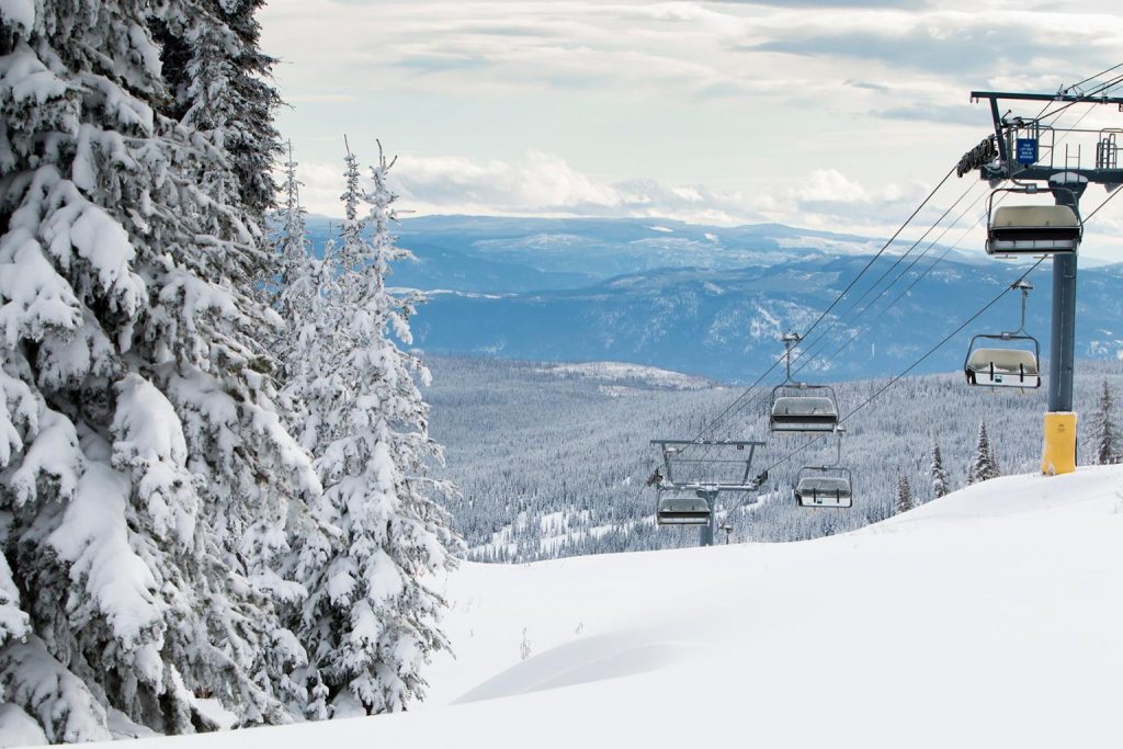 Panoramic view from Sunburst Chairlift, Sun Peaks Local Attractions